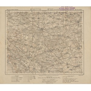 [map] Mińsk Mazowiecki (Nowo Mińsk) [Kałuszyn, Siennica, Latowicz 1919]