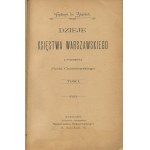 SKARBEK Fryderyk, hrabě – Dějiny Varšavského knížectví [1897]