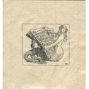 [ex libris] Edward OKUŃ - Ex libris of the Warsaw Public Library Society