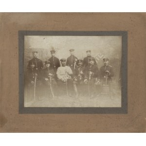 [cardboard photograph] Toruń, Carl Bonath. Soldiers of the Prussian Army [early 20th century]