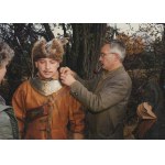 [série de 10 photographies] Photographies prises sur le tournage du film « Ogniem i mieczem » (Par le feu et par l'épée), réalisé par Jerzy Hoffman. Photos : Zenon K. Żyburtowicz [1997-1998] [avec les autographes de Jerzy Hoffman]