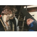 [série de 10 photographies] Photographies prises sur le tournage du film « Ogniem i mieczem » (Par le feu et par l'épée), réalisé par Jerzy Hoffman. Photos : Zenon K. Żyburtowicz [1997-1998] [avec les autographes de Jerzy Hoffman]