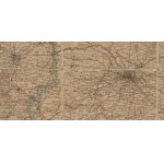 [mapa] SCHNEIDER F. J. - Special-Karte von Schlesien und der Grafschaft Glatz (Śląsk, Hrabstwo Kłodzkie) [ok. 1890]