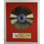 Gold Record for the band PERFECT for selling over 50,000 pieces of the album *JESTEM*