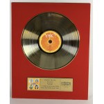 Gold Record for the band YAK! for selling over 50,000 pieces of the album WSZYSTKO RAZY PIĘĆ - PL1005
