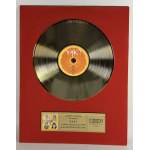 Gold Record for the band YAK! for selling over 50,000 pieces of the album WSZYSTKO RAZY PIĘĆ - PL1008