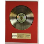 Gold Record for THE PRODIGY for selling over 50,000 pieces of the album EXPERIENCE - PL1025