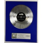 Platinum Record for THE PRODIGY for selling over 100,000 pieces of the album *MUSIC FOR THE JILTED GENERATION*