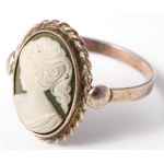 RING WITH A GEMSTONE, Poland, after 1986