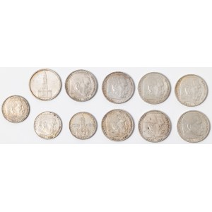 SILVER COINS, Third Reich, 11 pieces