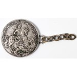 MEDALLION FEATURING SAINT GEORGE (Hungarian half-talar), Kremnica, 19th century