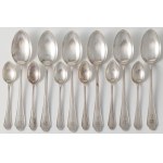 CUTLERY FEATURING THE KRASSOWSKI FAMILY COAT OF ARMS (ŚLEPOWRON), Poland, Warsaw, Bolesław Wietrzykowski, after 1931