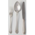 CUTLERY FEATURING THE KRASSOWSKI FAMILY COAT OF ARMS (ŚLEPOWRON), Poland, Warsaw, Bolesław Wietrzykowski, after 1931