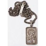 ROSE PENDANT, Poland, Warmet Biamet, ca. 1980