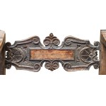 RENAISSANCE ARMCHAIR WITH ROLLWERK ORNAMENTATION, mid-16th century