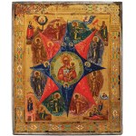 ICON, THE BURNING BUSH, Russia, after 1870