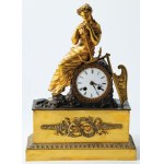 CLOCK WITH AMPHITRYTE, France, ca. 1840