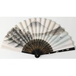 LANDSCAPE FAN, Japan, 20th century