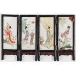 MINIATURE SCREEN, China, early 20th century