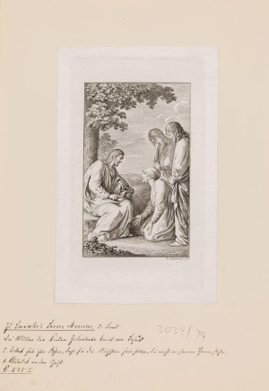 Daniel Mikołaj CHODOWIECKI, SYNOWIE ZEBEDEUSZA Z MATKĄ PRZED JEZUSEM, 1783