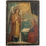ICON, THE ANNUNCIATION, Greece, 19th century