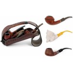 SIX PIPES WITH A STAND, early 20th century