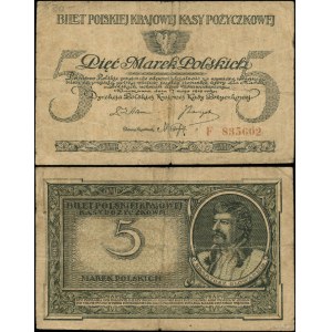 Poland, 5 Polish stamps, May 17, 1919, F