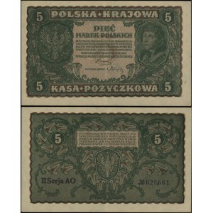 Poland, 5 Polish stamps, May 17, 1919, II-AO