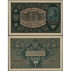 Polska, 10 marek polskich, 23.08.1919, II-CQ