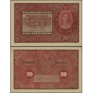Polska, 20 marek polskich, 23.08.1919, II-CX
