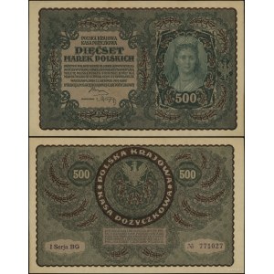 Poland, 500 Polish marks, August 23, 1919, IB-G