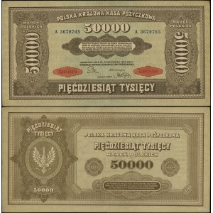 Polen, 50.000 polnische Mark, 10.10.1922, A