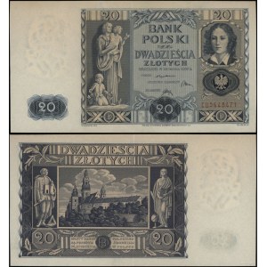 Poland, 20 zlotych, November 11, 1936, CU