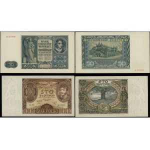 Poland, set of 5 banknotes, 1929–1941