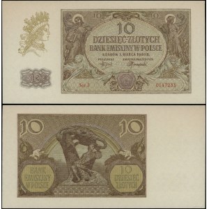 Polska, 10 złotych, 1.03.1940, J