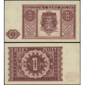 Poland, 1 zloty, May 15, 1946