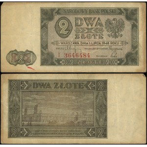 Poland, 2 zlote, July 1, 1948, I