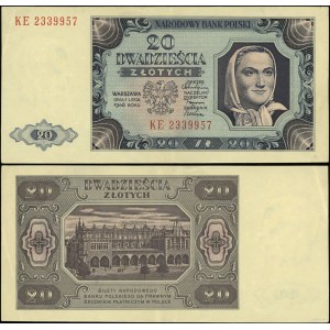 Poland, 20 zlotych, July 1, 1948, KE