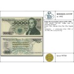 Poland, 5,000 zlotys, June 1, 1982