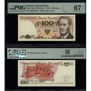 Polska, 100 złotych, 15.01.1975, AB