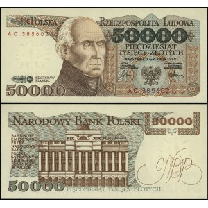 Poland, 50,000 zlotys, December 1, 1989, AC