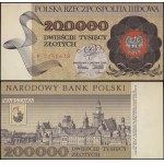 Poland, 200,000 zlotys, December 1, 1989