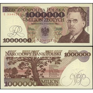 Polska, 1.000.000 złotych, 15.02.1991
