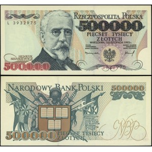 Poland, 500,000 zlotys, November 16, 1993, L