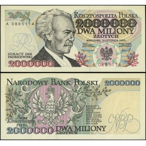 Polska, 2.000.000 złotych, 16.11.1993, A