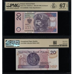 Polonia, 20 zloty, 25/03/1994, EA