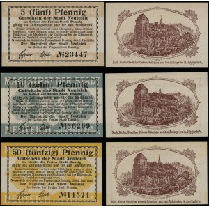 West Prussia, Nowy Staw, set of 3 stamps, June 2, 1920