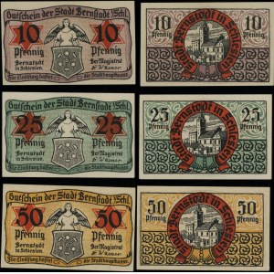 Silesia, Bierutów, set of 3 vouchers