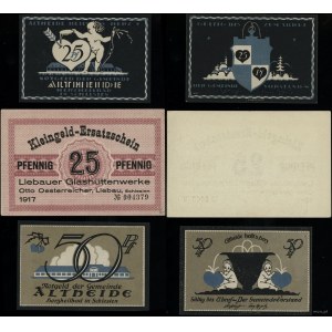 Silesia, set of 3 coupons, 1917–1920