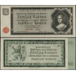 Protectorate of Bohemia and Moravia (1939–1945), 50 crowns, September 12, 1940